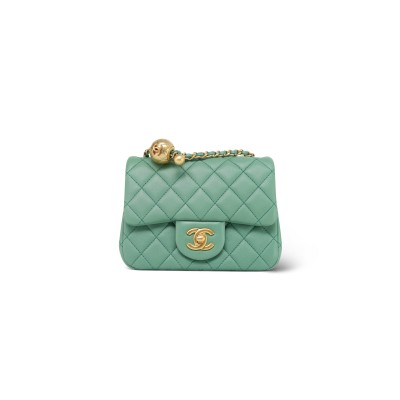 CHANEL MINI FLAP BAG WITH PEARL CRUSH AS1786 (17*13*8cm)